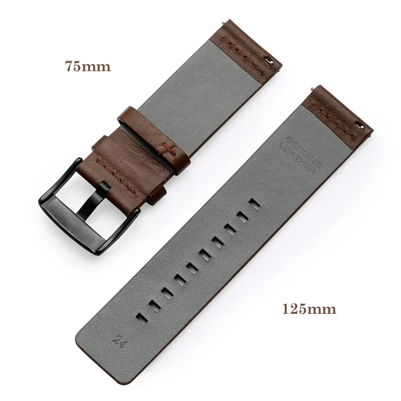 Bracelet de montre en cuir à d - Leather Strap Quick Release avis et prix