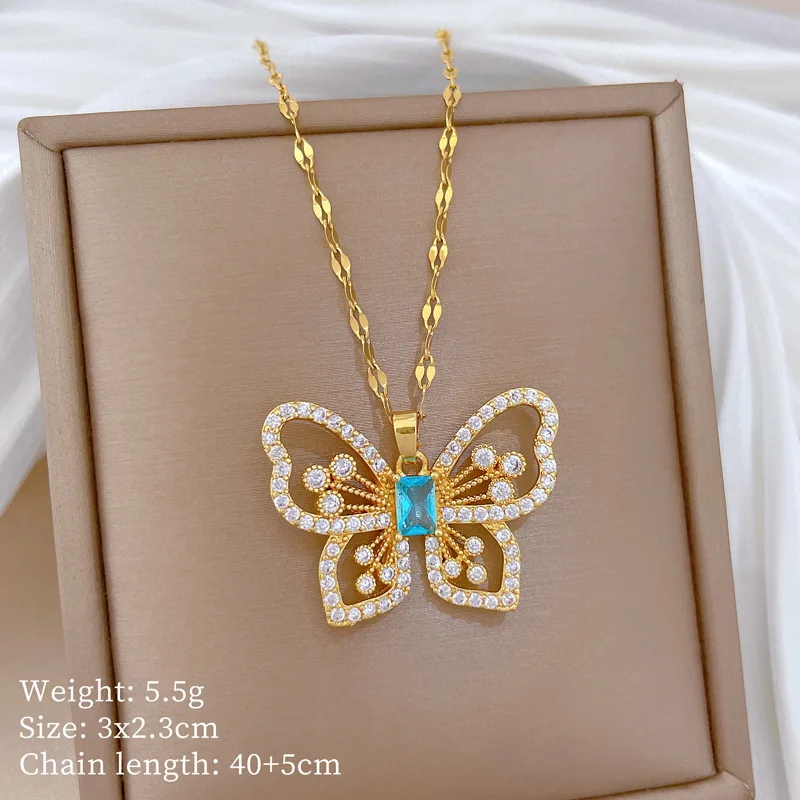 Collier pendentif en cuivre de - Butterfly Clasp Deployant avis et prix