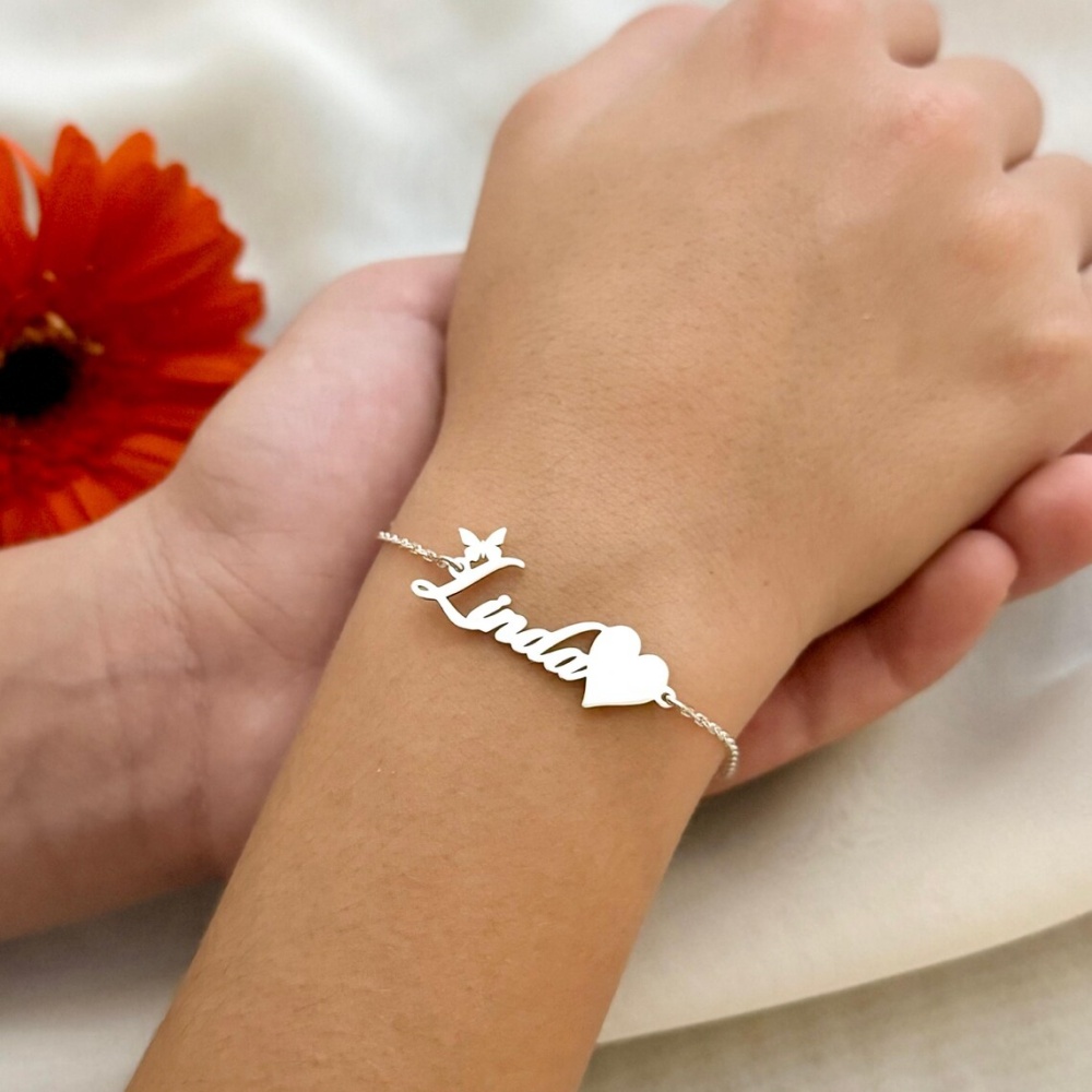 Bracelets personnalisés avec n - Butterfly Clasp Deployant avis et prix