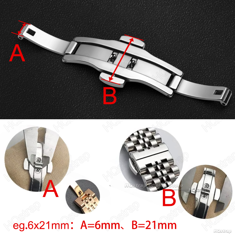 Fermoir papillon en acier inox - Butterfly Clasp Deployant avis et prix