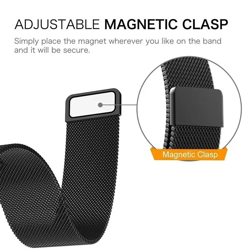 Boucle milanaise 20mm 22mm pou - Milanese Loop Magnetic avis et prix