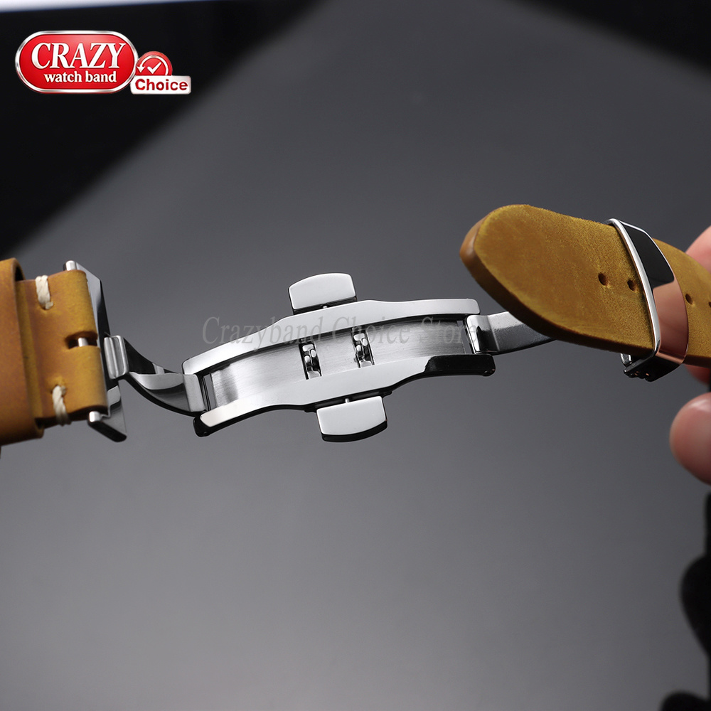 Bracelet de montre en cuir fai - Suede Strap Watch avis et prix