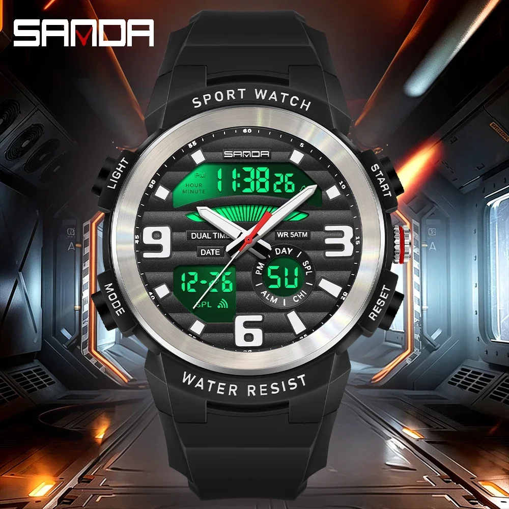 Montre multifonction SANDA pou - Rubber Strap Diver avis et prix