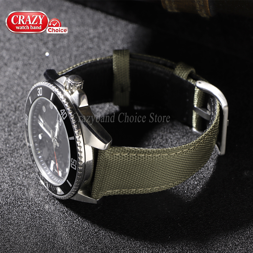 Bracelet de montre en toile et - Canvas Strap Watch avis et prix