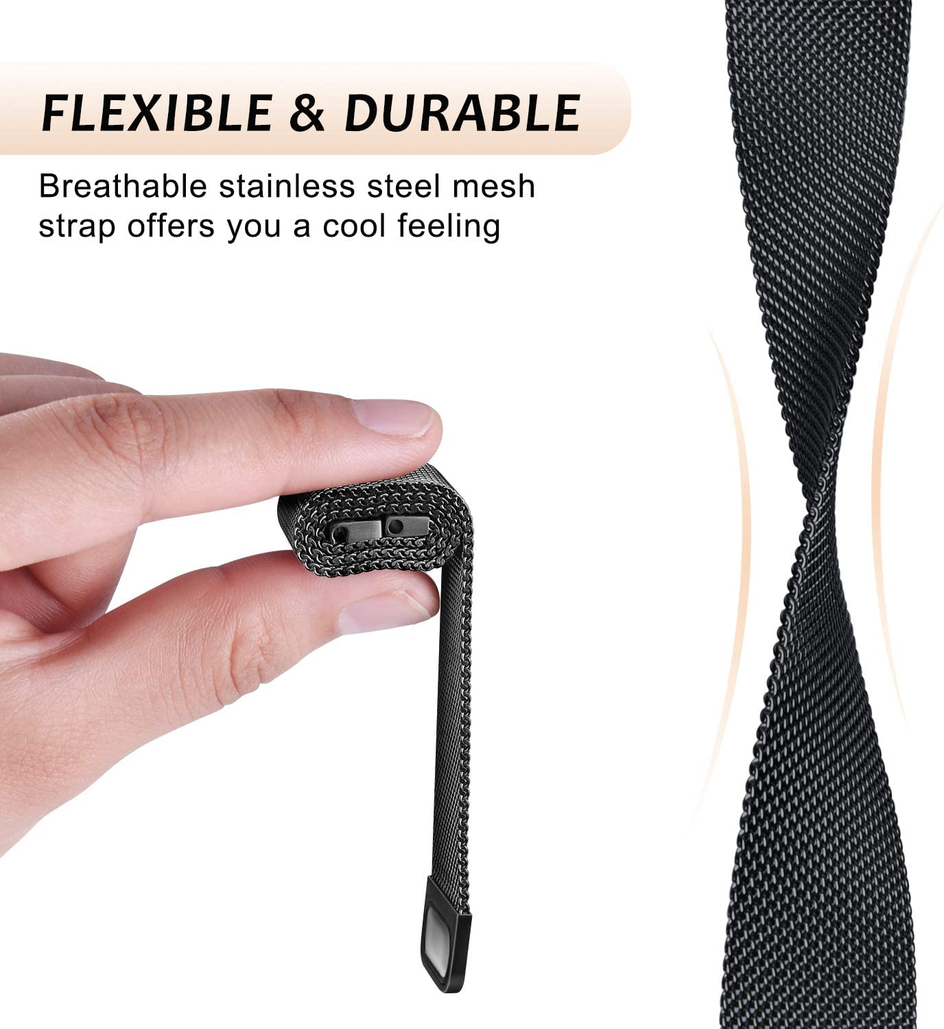 Bracelet à boucle milanaise po - Milanese Loop Magnetic avis et prix