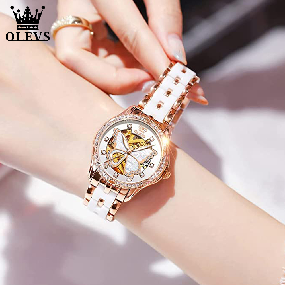 OLEVS-Montres Automatiques pou - Butterfly Clasp Deployant avis et prix